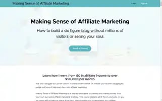 Makingsenseofaffiliatemarketing.com Screenshot 2024-05-16 06:41:00