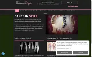 Dancedepotdaytona.com Screenshot 2024-05-15 19:15:22