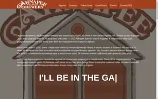 Ahnapeebrewery.com Screenshot 2024-06-12 03:17:46