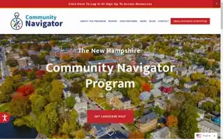Nhcommunitynavigator.org Screenshot 2024-07-07 08:33:18