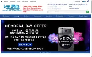 Lewwhiteappliance.com Screenshot 2024-05-16 05:41:18