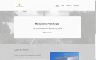 Angelus-tours.com Screenshot 2024-04-26 08:06:13