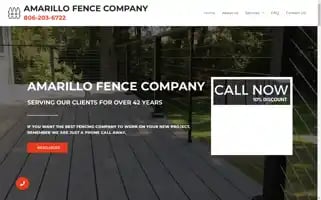 Amarillofencecompany.com Screenshot 2024-06-17 18:06:34