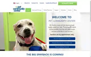 Petcommunitycenter.org Screenshot 2024-05-13 09:07:33