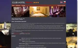 Clubhotelpraha.com Screenshot 2024-04-14 11:55:51
