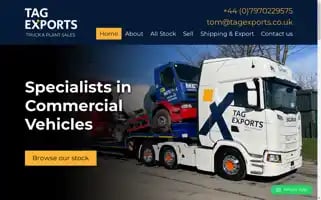 Tagexports.co.uk Screenshot 2024-07-07 09:02:41