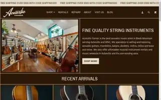 Acoustic-corner.com Screenshot 2024-07-01 13:22:48