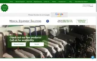 Medicalequipmentsolutions.com Screenshot 2024-05-16 07:26:48