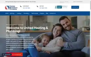 Unitedheatingandplumbing.com Screenshot 2024-05-16 22:48:09