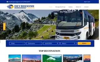 Devbhoomitravels.com Screenshot 2024-04-26 04:06:00