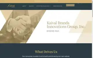 Kaivalbrands.com Screenshot 2024-07-01 15:34:43