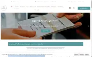 Normandy-hotel.fr Screenshot 2024-04-25 23:45:16