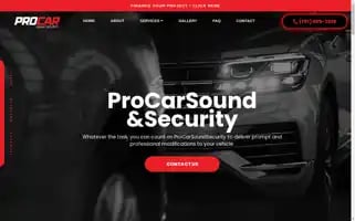 Procarsoundsecurity.com Screenshot 2024-05-13 12:34:27