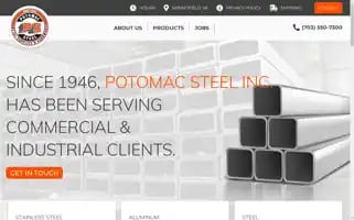 Potomacsteel.com Screenshot 2024-05-16 13:17:46