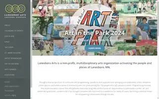 Lanesboroarts.org Screenshot 2024-06-11 15:55:35