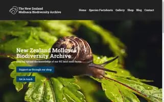 Nzmolluscabiodiversityarchive.co.nz Screenshot 2024-05-21 22:41:23