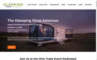 Glampingshow.us Screenshot 2024-07-04 11:26:37