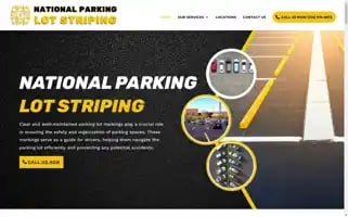 Nationalparkinglotstriping.com Screenshot 2024-04-16 17:48:24