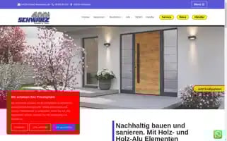 Schwarz-fensterbau.de Screenshot 2024-06-16 12:54:50