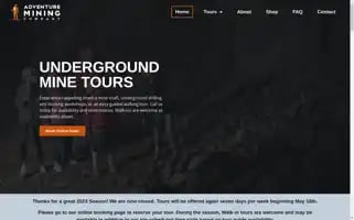 Adventureminetours.com Screenshot 2024-04-18 16:40:39