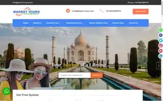 Bharat-tours.com Screenshot 2024-04-17 04:41:31