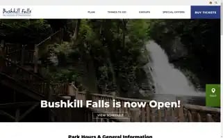 Visitbushkillfalls.com Screenshot 2024-05-14 22:11:28