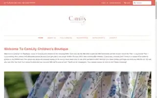 Camlilychildrensboutique.com Screenshot 2024-04-24 10:26:25