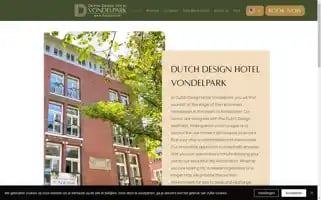 Dutchdesignhotelvondelpark.com Screenshot 2024-04-17 04:42:36