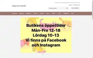 Tingsrydszoobutik.se Screenshot 2024-04-27 08:03:45