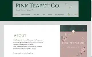 Thepinkteapotco.com Screenshot 2024-07-01 23:54:00
