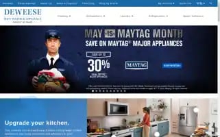 Deweeseappliance.com Screenshot 2024-05-15 19:50:21