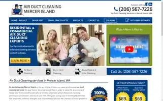 Airductcleaningmercerislandwa.com Screenshot 2024-05-15 10:43:33
