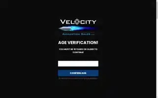 Velocityammosales.com Screenshot 2024-05-05 10:57:57