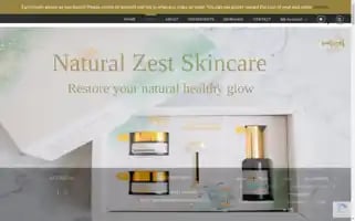 Naturalzestskincare.co.nz Screenshot 2024-07-07 17:37:15