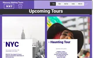 Memorymakingtours.com Screenshot 2024-04-25 16:46:04
