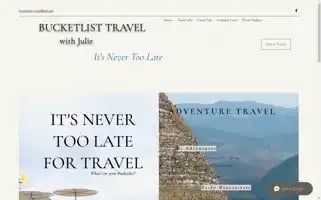 Bucketlisttravelwithjulie.com Screenshot 2024-04-15 20:49:57
