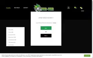 Yumyumcbdshop.fr Screenshot 2024-05-18 17:58:39