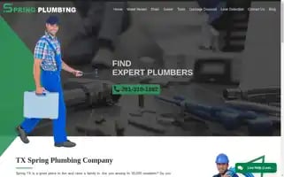 Txspringplumbing.com Screenshot 2024-06-14 02:54:39