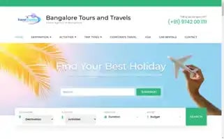 Bangaloretourstravels.in Screenshot 2024-04-25 10:45:48