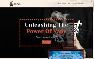 Bigmikesmokeshop66.com Screenshot 2024-05-25 20:15:28