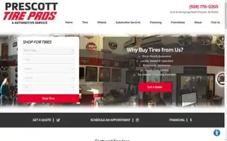 Prescotttirepros.com Screenshot 2024-05-13 11:59:10
