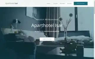 Aparthotel-isar.com Screenshot 2024-04-23 10:34:00