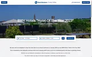 Foweyvalleyhotel.co.uk Screenshot 2024-04-17 10:25:10