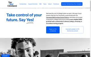 Sayyescleveland.org Screenshot 2024-07-06 20:24:34