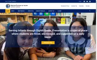 Presentationofmaryschool.org Screenshot 2024-06-12 16:13:15