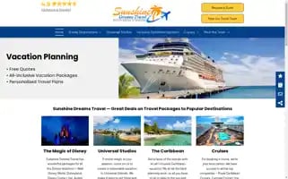 Sunshinedreamstravel.com Screenshot 2024-04-18 06:18:43