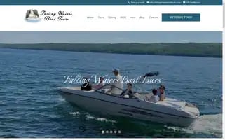 Fallingwatersboattours.com Screenshot 2024-04-23 09:25:18