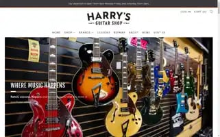 Harrysguitarshop.com Screenshot 2024-06-13 09:01:24