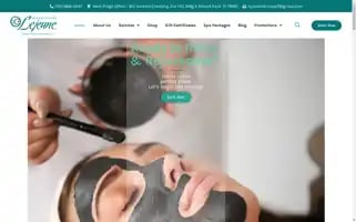 Lejeuneskinspa.com Screenshot 2024-05-12 17:33:28