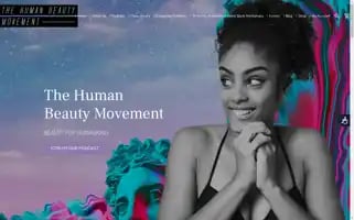 Thehumanbeautymovement.com Screenshot 2024-07-04 17:11:37